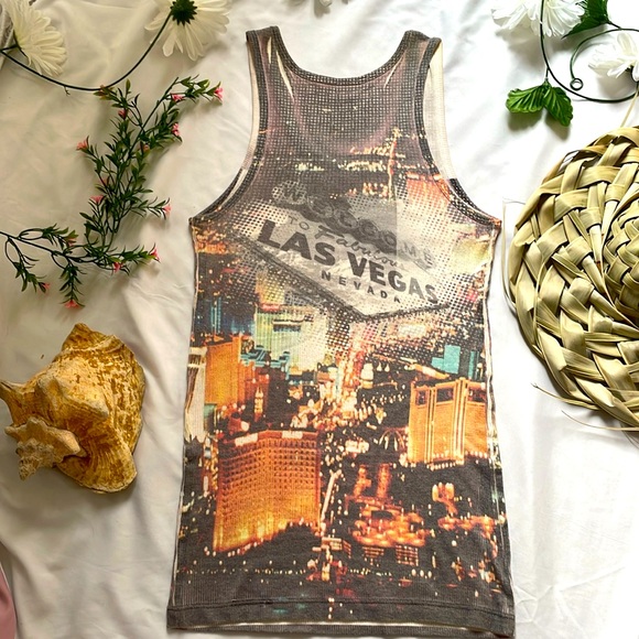 Las Vegas Nevada Sparkly Tank Top - Picture 6 of 9
